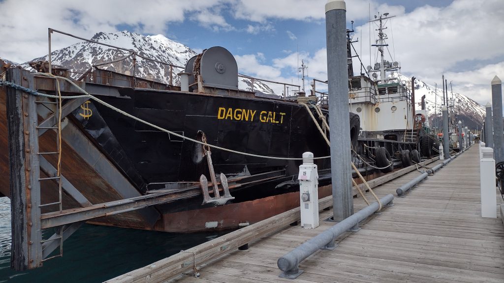 M/V DAGNY GALT at dock in Seward, Alaska